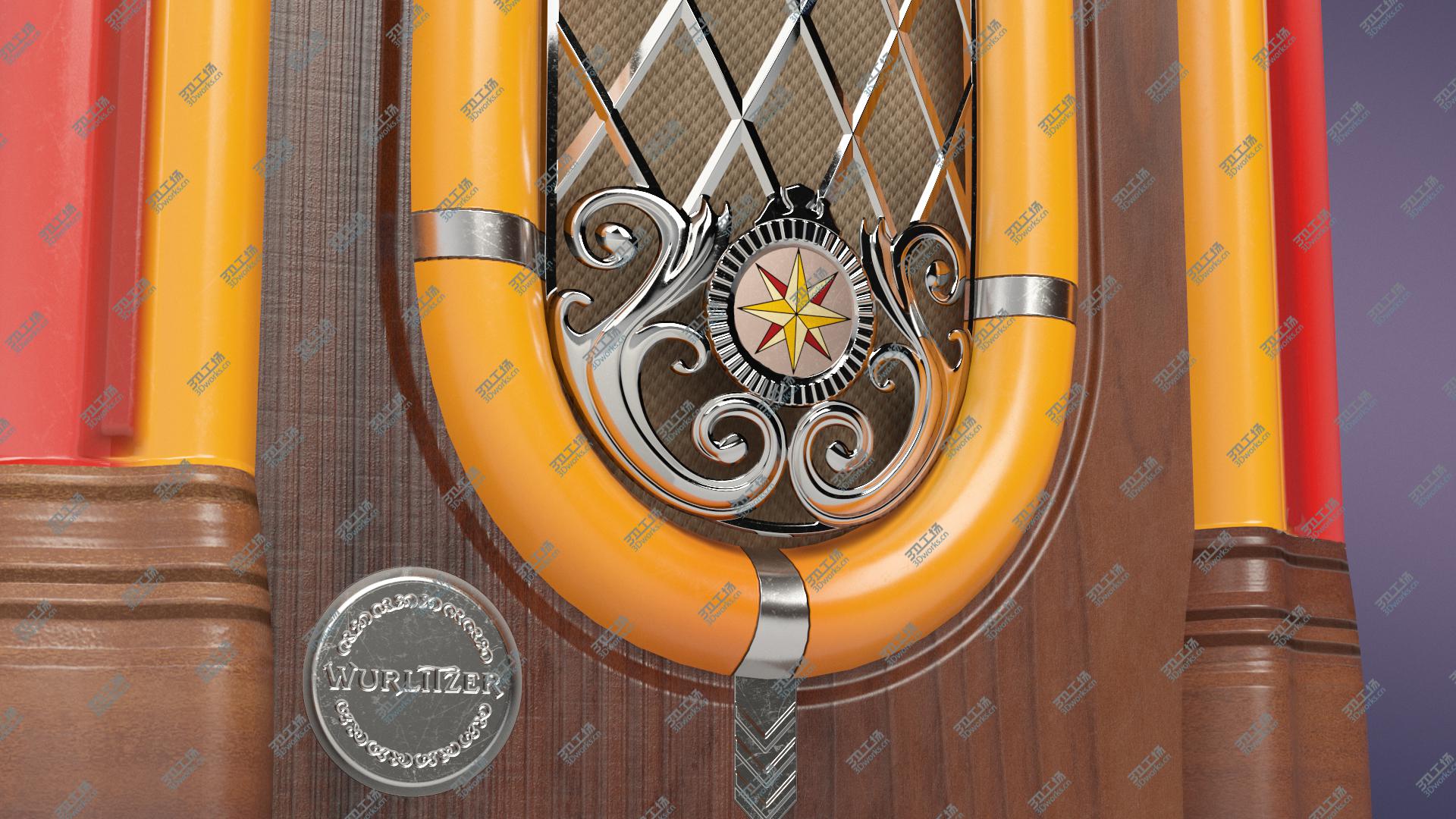 images/goods_img/202104094/One More Time Wurlitzer Juke Box [LOW POLY] 3D model/4.jpg